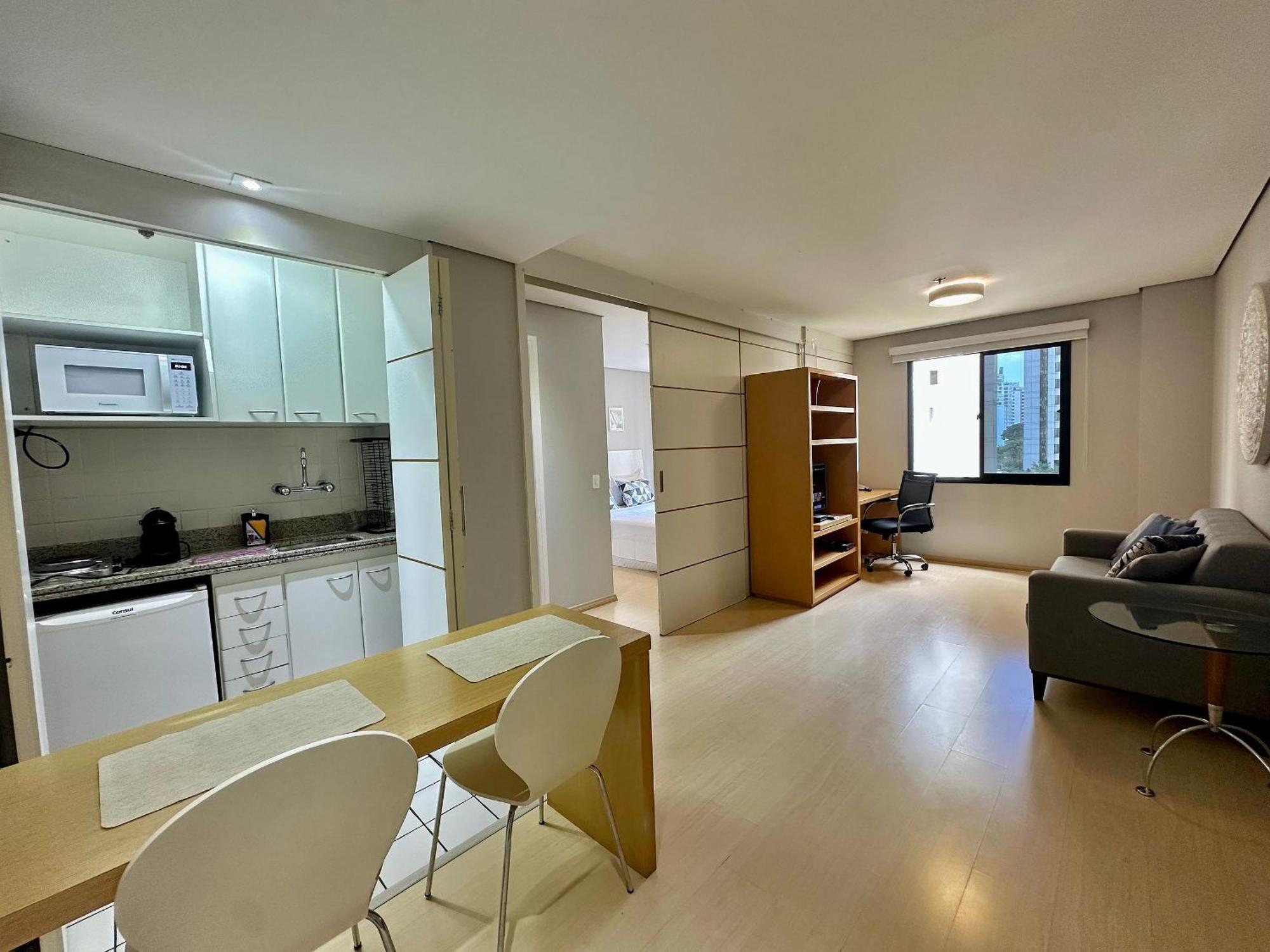 Flat Times Square - Rua Jamaris 100 - Uh713 * São Paulo